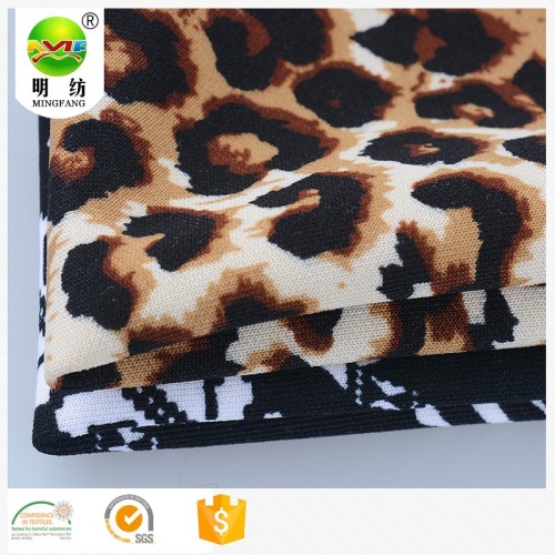 Custom Printing 95 polyester 5 spandex printed air layer fabric Factory