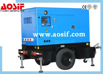 300KW Doosan Trailer Generator