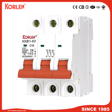 Miniature Circuit Breaker 4.5KA 63A 4P CE CB