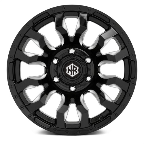 Fuel off road wheels BLITZ design black rims