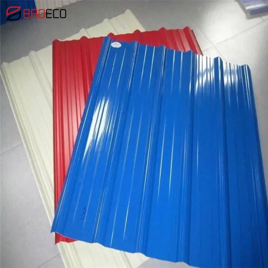 Newest design light prefabricated corrugated color steel roofing sheet