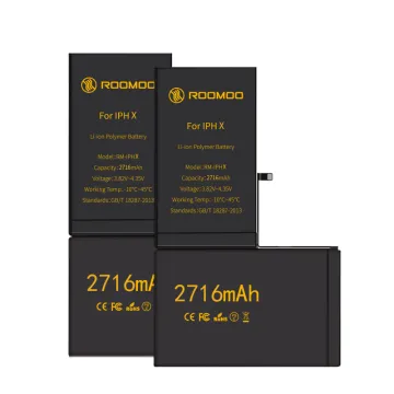 high capacity 2716mAh phone battery long talk time battery mobile phone for iphone x