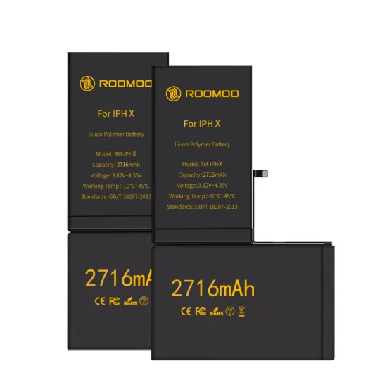 high capacity 2716mAh phone battery long talk time battery mobile phone for iphone x