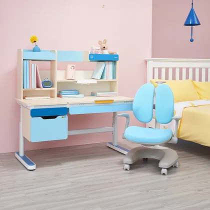 Smart study table children furniture set kid