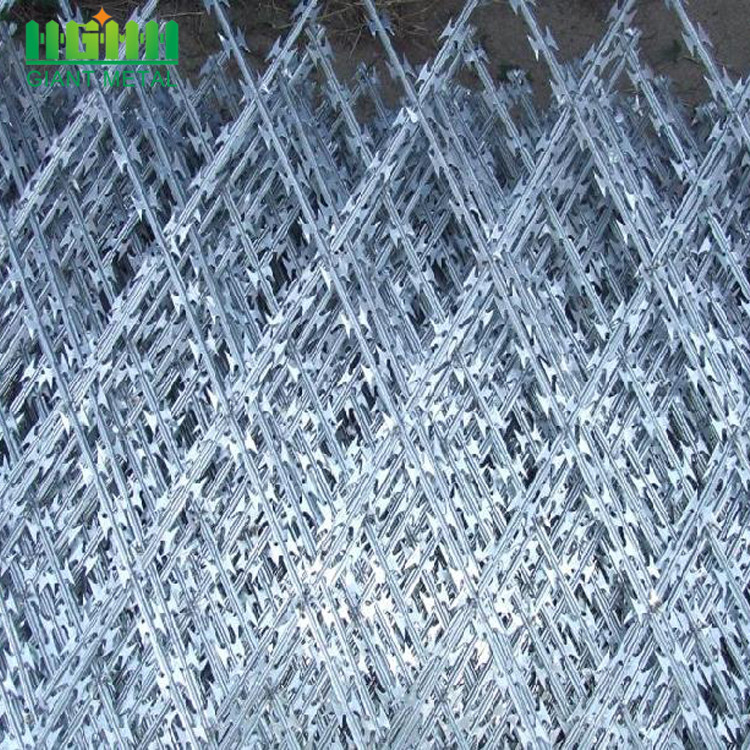 Cheap Galvanized Steel Plate Razor Barbed Wire Price