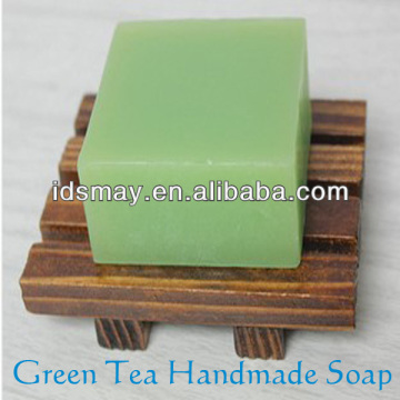 Green tea handmade soap