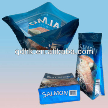 flat bottom plastic zipper bags for meat