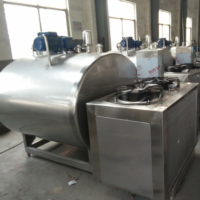 Used Water Cooling Storage Tanks and Chillers for Dairy and Juice Processing