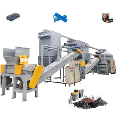 Lithium Battery Recycling Machine for Copper, Aluminum, and Electrode Plates