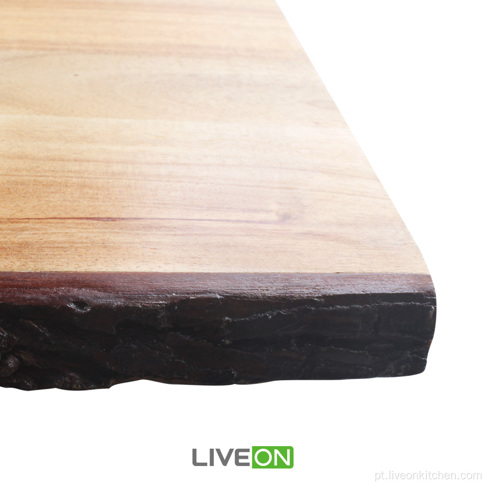 Placa natural da madeira da acácia da madeira maciça da cor