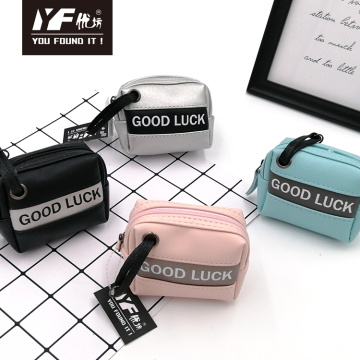 Custom good luck PU coin purse