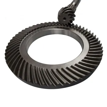Mechanical Transmission Steel Spiral Bevel Gear
