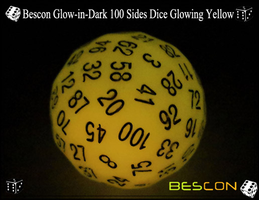 Bescon Glowing Yellow D100-1