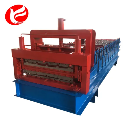 Roof panel double deck roll forming line