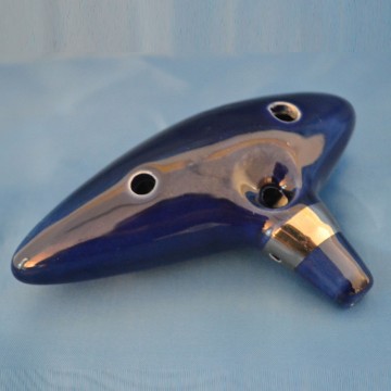 12 hole zelda ocarina blue