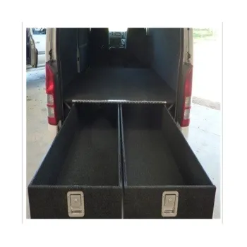 Needlepunch Nonwoven Campervan Cargo Storage Drawer System Using Carpet