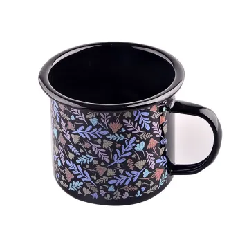 12oz Mugs Wholesale Cups Enamel Gift Cup Metal Coffee Mug