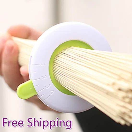 1 pc Creative Spaghetti Measures Plastic 1-4 People Component Adjustable Pasta Tools Noodle Measuring Tools