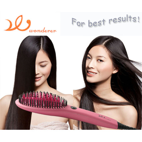 Hair Straightener Brush For Black Hair