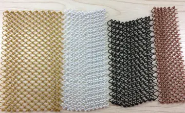 bathroom Chain Link Shower Metal Mesh Curtain