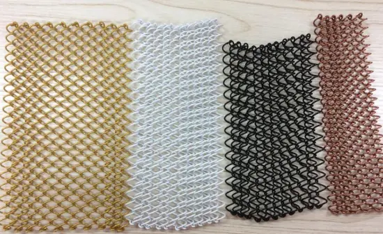 High Quality Metal Fireplace Mesh Curtain