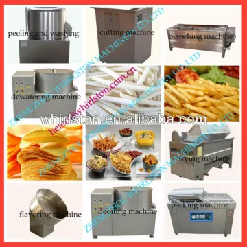 potato french fries full automatic /semi-automatic potato chips production line