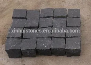 cheap natural black basalt cube stone from quarry directly