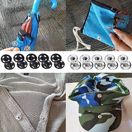 Press Studs Sets Sew-on Snap Buttons for clothing