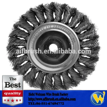 Stainless Steel Knotted Wire Wheel Brush