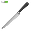 Cuchillo de cocina de acero inoxidable con soporte de acrílico