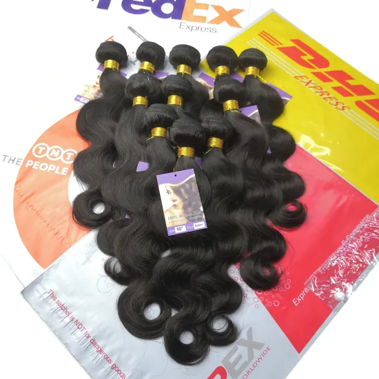 Cuticle aligned Hair remy Peruvian Human hair weave bundles with 4*4 lace frontal closure