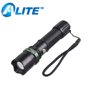 Super Bright LED Zoom Dimmer Tactical Police Rechargeable Torch light