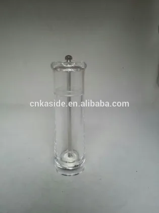 Manual acrylic salt and pepper grinder spices and pepper herbs