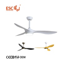 Ceiling fan with 3 color LED light