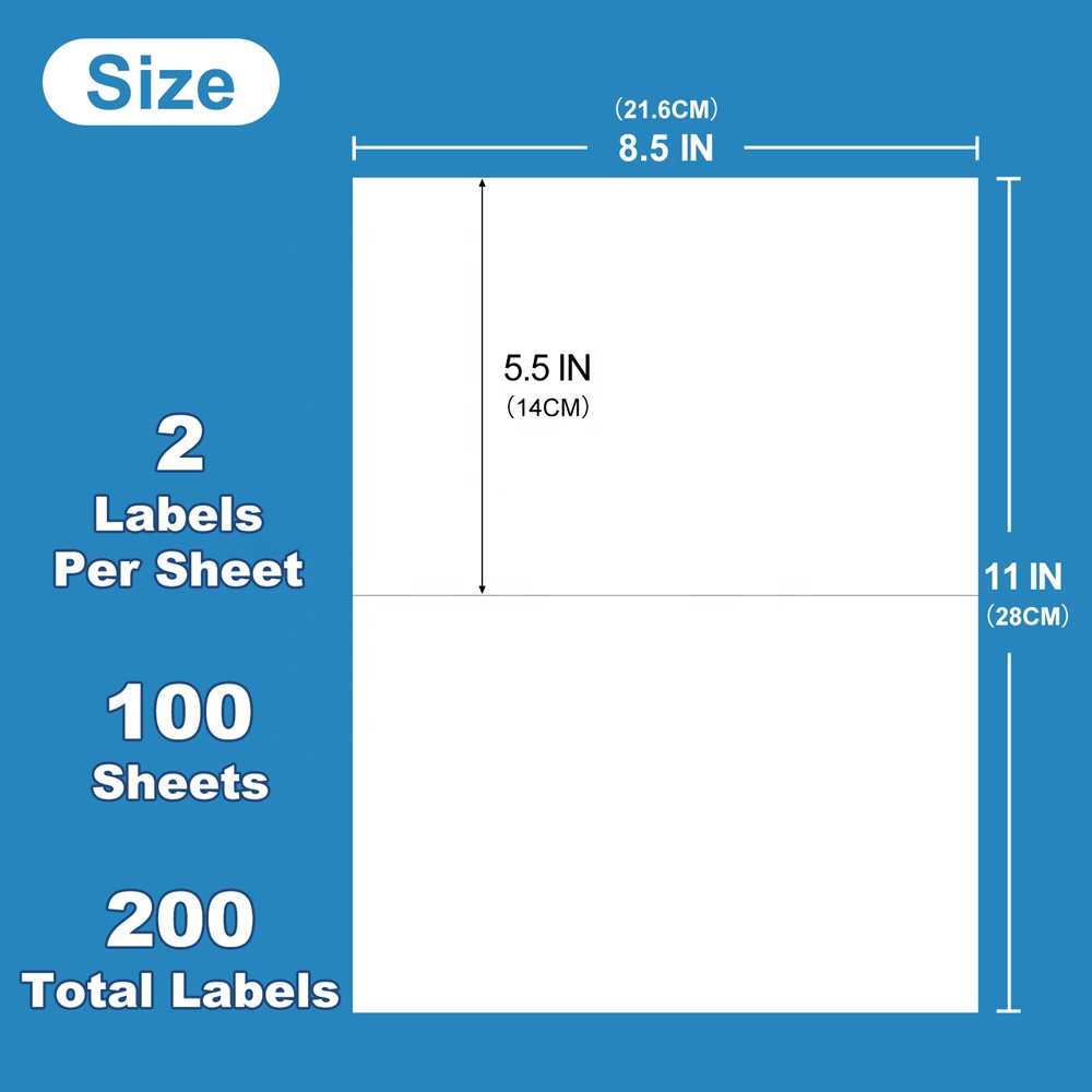 Rectangle Sticker Label