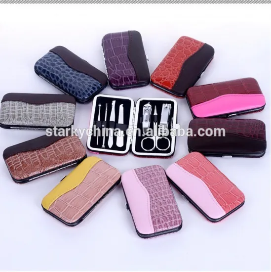 gold manicure set , manicure and pedicure set , nail care kit sharper set nail clippers