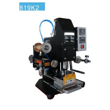 Pneumatic Automatic LOGO Leather Hot Foil Stamping Creasing Embossing Machine