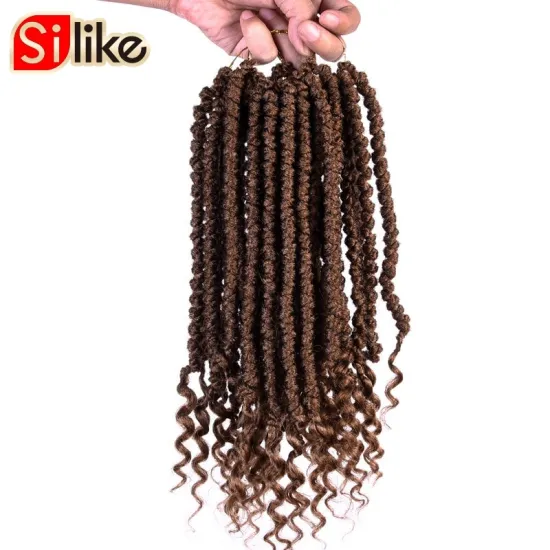 12" 12stands Senegalese Spring Twists Ombre Braids Crochet Hair Pre-looped synthetic braids hair Passion Twist Hair extension