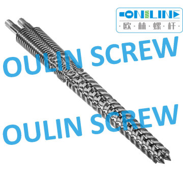 Double Conical Screw and Barrel for Amut Extrusion