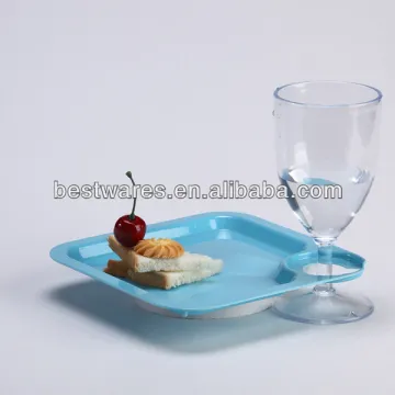 New design 8 inch plastic party wine plate