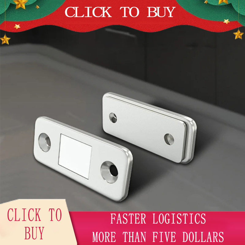 New Strong Door Closer Magnetic Door Catch Latch Door Magnet Furniture Cabinet Cupboard Screws Ultra Thin Kitchen Accessories