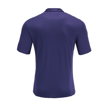 Masculino de futebol seco de futebol pólo roxo