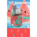 Barra de rum 15000puffs Vapes descartáveis ​​22 ml e-líquido