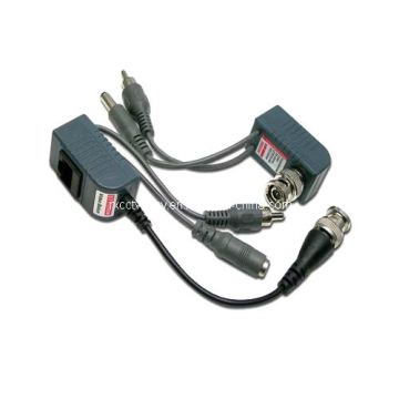1 CH UTP Passive CCTV Video Transmitter with Power and Video, Surge Protector (RX-206)