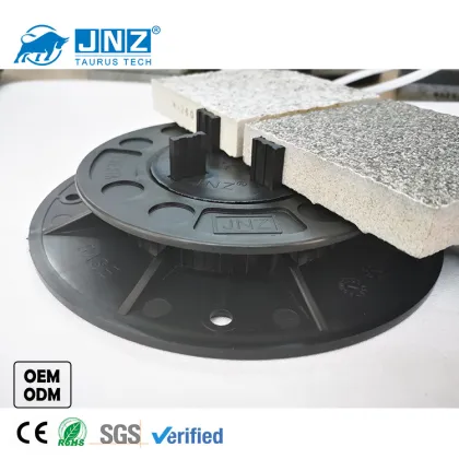 Adjustable plastic pedestal for stone floor wpc flooring raised floor access floor