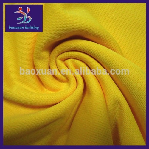 100% polyester bird eye pique knitted fabric