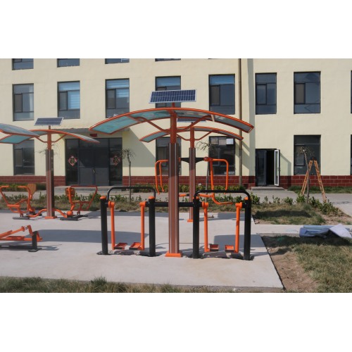 Smart Sports Park Fitness Equipment with Solar Panel Spacewalker