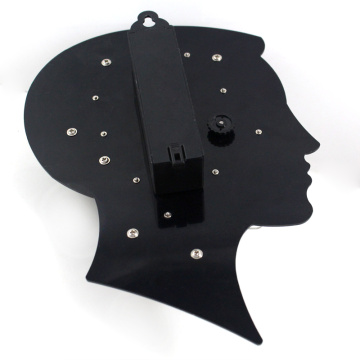 A Cool Brain Shape Clock with Moving Gear