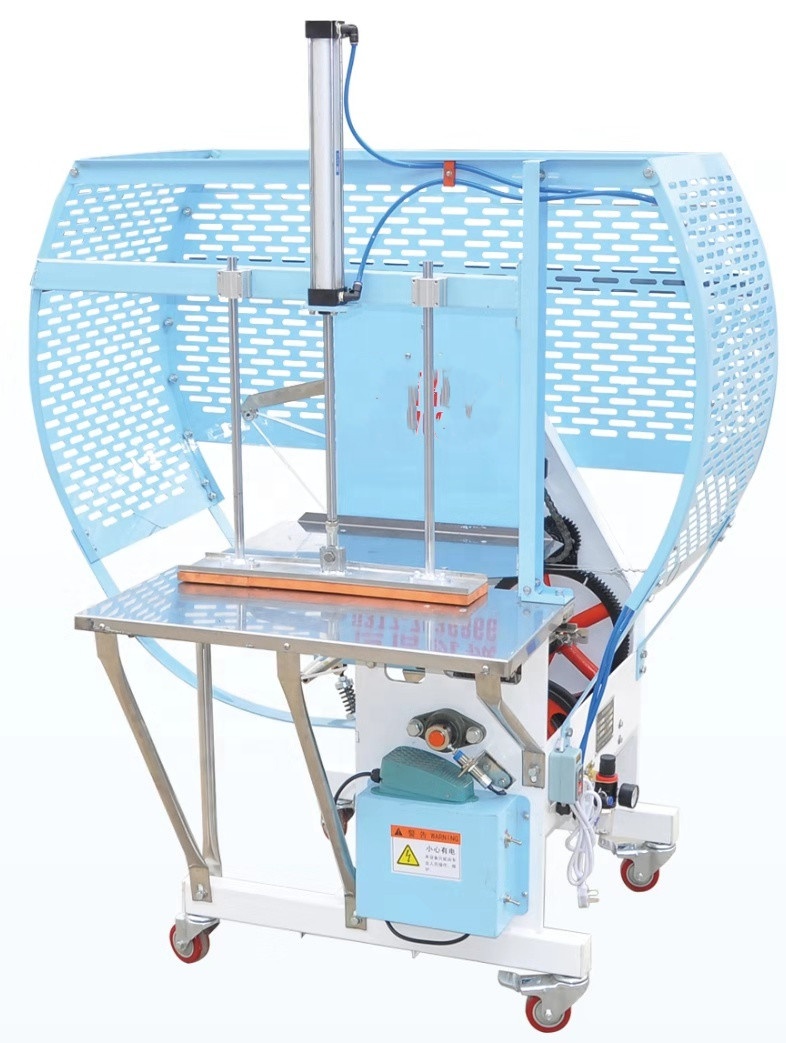 Semiautomatic PET strap tying machine
