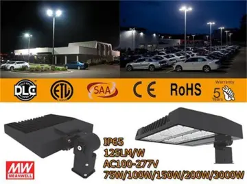 150W Outdoor Led Parking Lot Light Retrofit